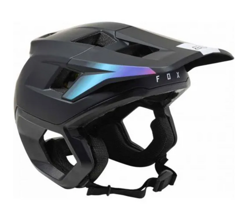 FOX 2023 DROPFRAME PRO HELMET RTRN AS LUNAR BLACK